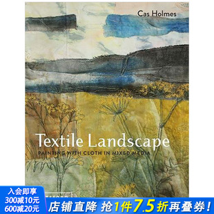 纺织风景画 Landscape Textile 用布在混合介质中作画 预售