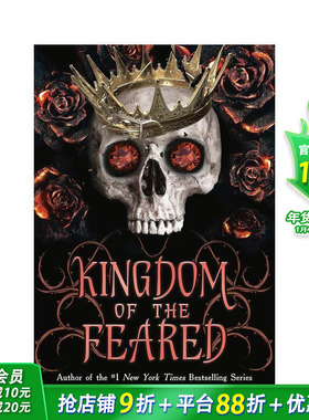 【预售】恐惧王国 Kingdom of the Feared 12岁+英文小说故事 英语阅读拓展读物 进口童书