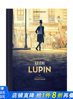 【现货】英文漫画 绅士大盗亚森罗宾 Arsene Lupin, Gentleman Thief 图像小说 正版进口书籍 Magnetic Press 善优图书