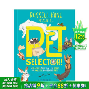 【现货】宠物选择指南！常见&奇葩家养宠物爆笑百科 Pet Selector!:A hilarious guide to all the usual 英文儿童插画科普绘本书
