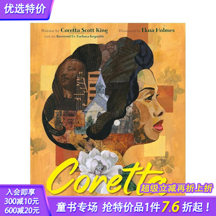 现货 The Mrs. 英文儿童插画故事绘本 传奇 King 科丽塔·斯科特·金 进口童书 Coretta Scott Autobiography