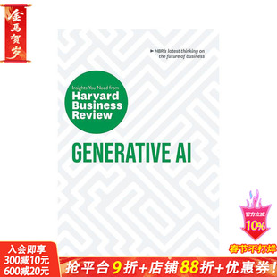 【预售】生成式人工智能:《哈佛商业评论》见解 Generative Ai 原版英文社会科学 正版进口书