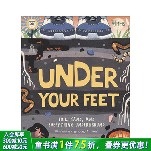 other 在你脚下 RHS 泥沙及其它事物 Your and stuff Sand 土壤 Soil Feet 进口童书 英文儿童插画科普故事绘本 Under 预售