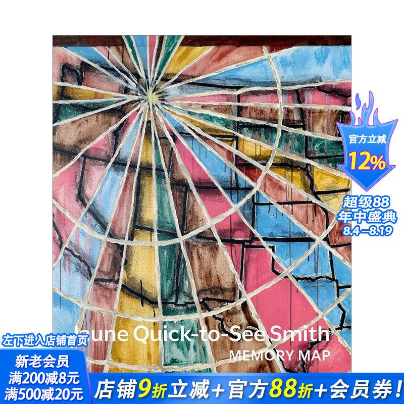 【预售】英文原版 艺术家Jaune Quick-to-See Smith:记忆导图 Memory Map 艺术画册 正版进口书籍 善优图书