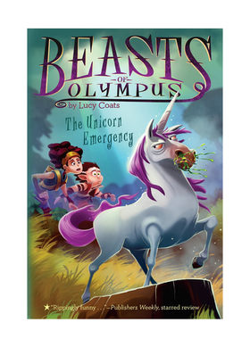 【现货】奥林波斯山之兽8 Unicorn Emergency【Beasts Of Olympus】 英文儿童桥梁章节故事书 英语阅读拓展