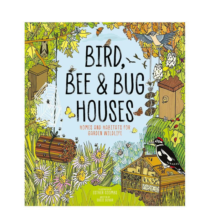 【预售】为小鸟/蜜蜂/昆虫制作小屋 生态活动&自然知识 Bird， Bee & Bug Houses 精装英文儿童插画科普故事绘本 进口童书
