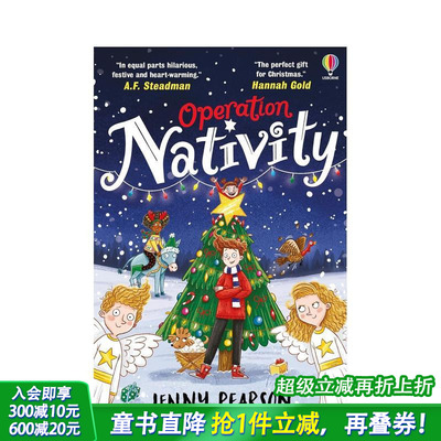 【预售】圣诞行动 Operation Nativity 英文儿童插画故事绘本 进口童书
