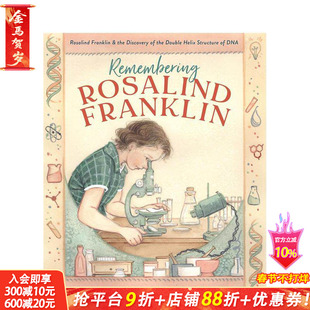 【预售】记住罗莎琳德-富兰克林 Remembering Rosalind Franklin 英文儿童插画故事绘本 进口童书