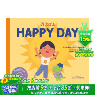 Nita 预售 Feelings 英文儿童插画故事绘本 妮塔快乐 Day 情绪晴雨表 进口童书 一天 Happy Forecast