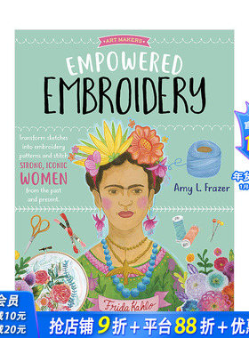 【预售】赋能刺绣Empowered Embroidery 手工手作生活艺术入门指南 英文原版进口