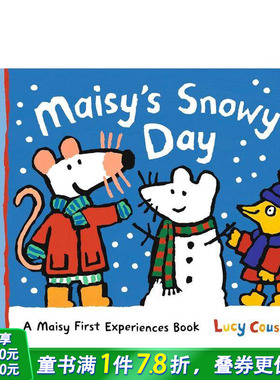 【预售】【小鼠波波】的下雪天 【Maisy】Maisy's Snowy Day 英文儿童插画故事绘本 英语进口童书
