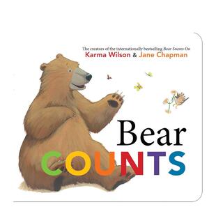 【预售】Bear Counts,小熊数数   英文儿童绘本适合0-3-6岁【善优童书】
