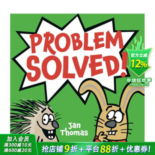 【现货】问题解决了! Problem Solved! 艺术插画绘本 3岁+原版英文儿童故事 进口童书