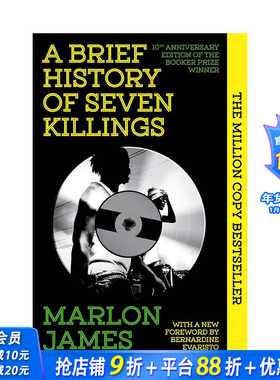 【现货】七杀简史(10周年纪念版) 布克奖得主 马龙·詹姆斯 A Brief History of Seven Killings 原版英文文学小说 正版进口书