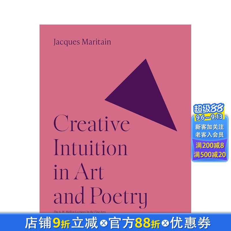 【预售】【梅隆艺术讲座丛书】艺术和诗歌中的创造性直觉 Creative Intuition in Art and Poetry 英文艺术画册画集 正版进口图书