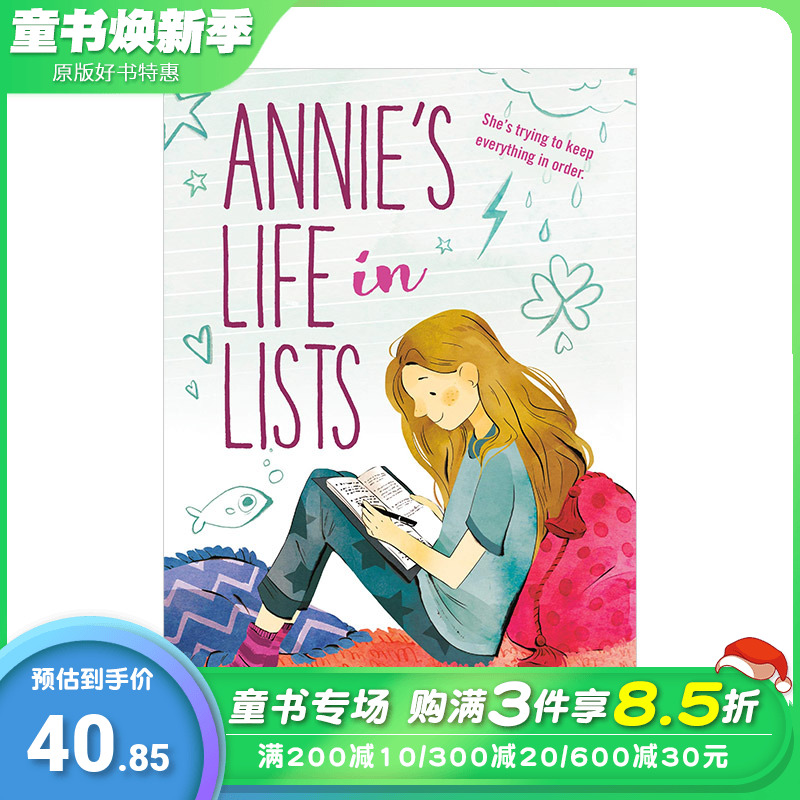 【预售】Annie\'s Life In Lists安妮的生活清单英文原版儿童故事阅读章节书【善优童书】