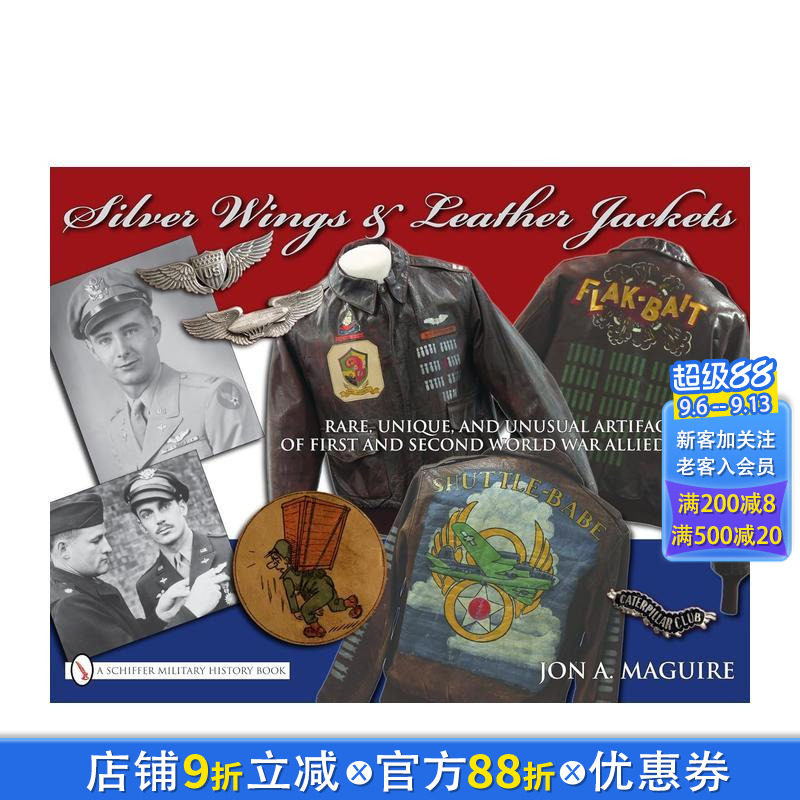 【预售】世界大战之徽章军服 Silver Wings & Leather Jackets 原版英文人文历史 正版进口书