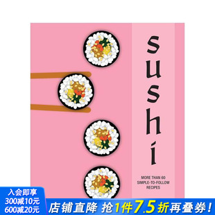 More 原版 预售 than Sushi 多种简单易学 英文餐饮生活美食 recipes 正版 食谱 follow 寿司：60 进口图书 simple