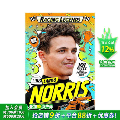 【预售】【赛车传奇】兰多?诺里斯 【Racing Legends】Lando Norris 英文儿童插画故事绘本 进口童书