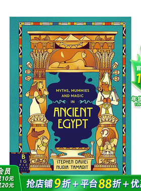 【现货】英文原版 古埃及神话、木乃伊和魔法 Myths, Mummies and Magic in Ancient Egypt 儿童故事插画绘本 世界历史人文科普书
