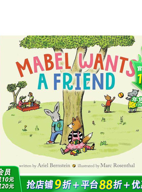 【现货】梅布尔想要个朋友 Mabel Wants a Friend 英文儿童插画故事绘本 进口童书