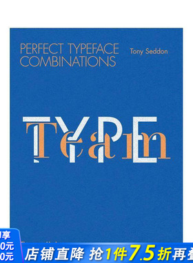 【预售】有型团队：完美字母组合 Type Team: Perfect Typeface Combinations 原版英文字体图案标志设计 正版进口书