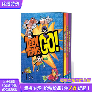 Box Not Set 1：电视或非电视 Titans 进口图书 原版 英文英语桥梁章节书 套装 Teen 8岁 少年泰坦出击 预售