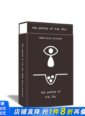 【现货】Poetry of r.h. Sin 2020 Deluxe Day-to-Day Calendar，诗人r.h. sin2020豪华日历 创意艺术文创产品 节日送礼