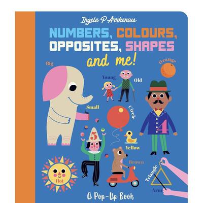 【预售】Numbers,Colours,Opposites,Shapes and Me英文儿童翻翻书