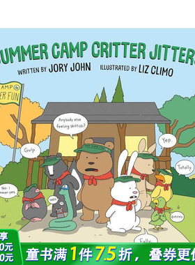 【预售】【莉兹·克里莫Liz Climo】夏令营小动物的烦恼Summer Camp Critter Jitters 幽默温馨漫画 英文原版 3-6岁读物