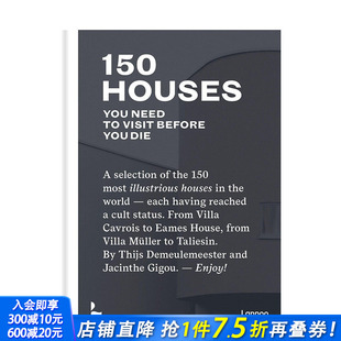 Houses 建筑设计 预售 You 150 150个该看 正版 Die Need 进口书籍画册 Visit 建筑 Before 英文原版 善优图书