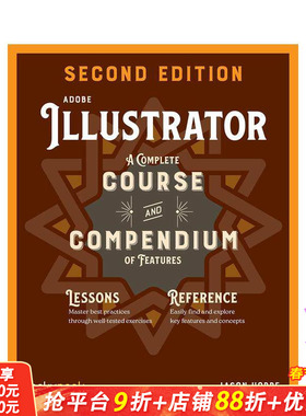 【预售】Adobe Illustrator 第二版 Adobe Illustrator， 2nd Edition 原版英文艺术画册画集 正版进口书