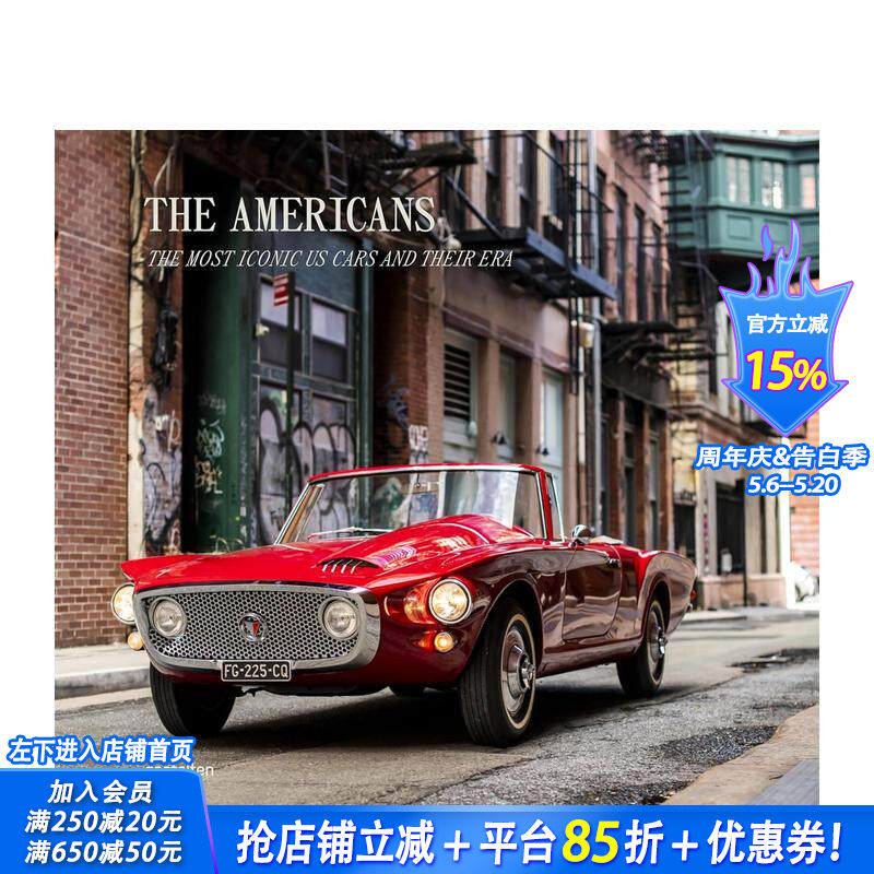 【现货】迷人跑车：标志性车型新纪元-美国 The Americans - Beautiful Machines 原版英文工业产品设计 正版进口书