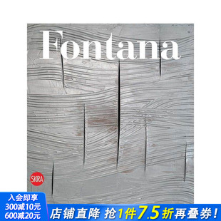 Raisonné 进口书 卢西奥·丰塔纳：目录全集 正版 英文艺术画册画集 原版 Catalogue Fontana Lucio 预售