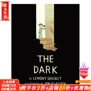 【现货】【蓝丝带绘本奖】英文原版 黑暗The Dark 精装艺术插画绘本 Jon Klassen 儿童英语进口图书 善优童书
