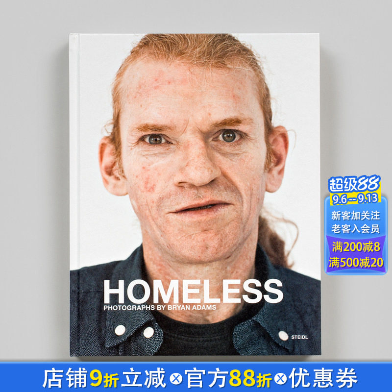 【预售】布莱恩·亚当斯：无家可归 Bryan Adams: Homeless 原版英文摄影作品集 正版进口书