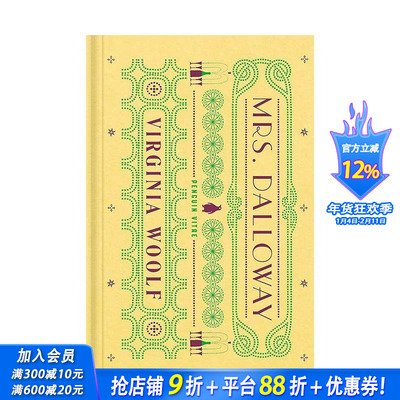 【现货】英文原版 达洛维夫人 【Penguin Vitae】Mrs. Dalloway 英文小说文学 正版进口 善优图书