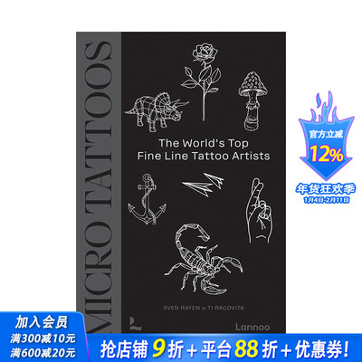 【现货】英文原版 微纹身：细线纹身的微妙艺术Micro Tattoos:The World’s Top Fine Line Tattoo Artists 设计进口书籍画册