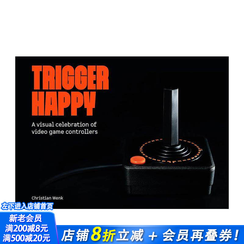 【预售】按键狂欢：电子游戏手柄的视觉盛宴 Trigger Happy 英文数字媒体设计进口书 致敬游戏设备 毁灭战士DOOM等设计师轶事收录