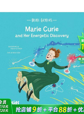 【现货】【小天才】居里夫人与她的能量发现 【Mini Genius】Marie Curie and Her Energetic Discovery 英文儿童故事绘本进口书
