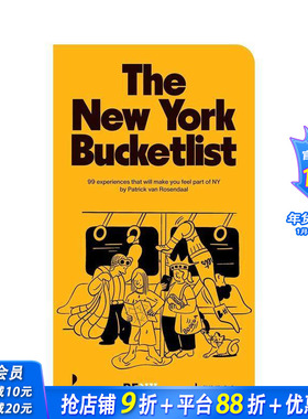 【预售】纽约遗愿清单：99种让你融入纽约的体验 The New York Bucket List  原版英文生活综合 正版进口书