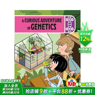 【预售】儿童侦探：遗传学的奇妙冒险 Kid Detectives: A Curious Adventure in Genetics 12岁+英文小说故事 英语拓展阅读进口书