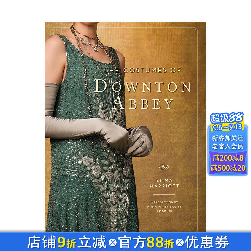 【预售】唐顿庄园的服装 The Costumes of Downton Abbey 原版英文时尚综合 正版进口书籍画册 善优图书