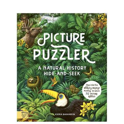 【预售】拼图游戏：自然史 Picture Puzzler: A natural history 原版英文儿童插画艺术绘本 进口童书