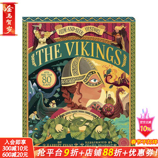 【预售】翻翻历史:维京人(含80+翻页机关) Hide and Seek History: The Vikings 英文儿童插画科普绘本 进口童书