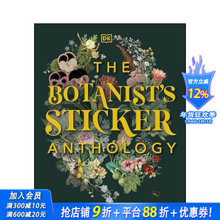【现货】英文原版 植物学家的剪贴簿 The Botanist’s Sticker Anthology 手工制作 正版进口书籍 善优图书