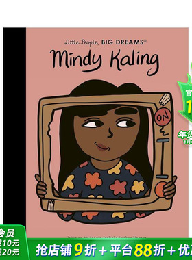 【预售】【小人物，大梦想】敏迪·卡灵Mindy Kaling 3-6岁儿童艺术设计启蒙早教绘本 英文原版 职业发展启蒙早教【善优童书】