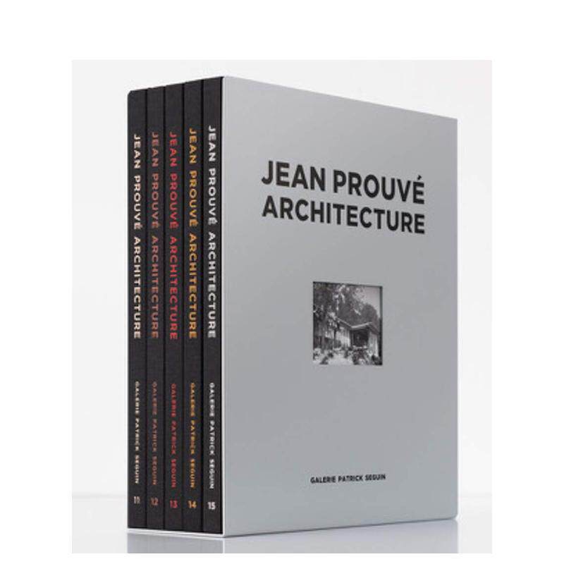 【预售】让·普鲁维：五卷盒装套装3 卷11-15 Jean Prouvé 原版英文建筑设计 巴黎赛金 20世纪法国设计大师