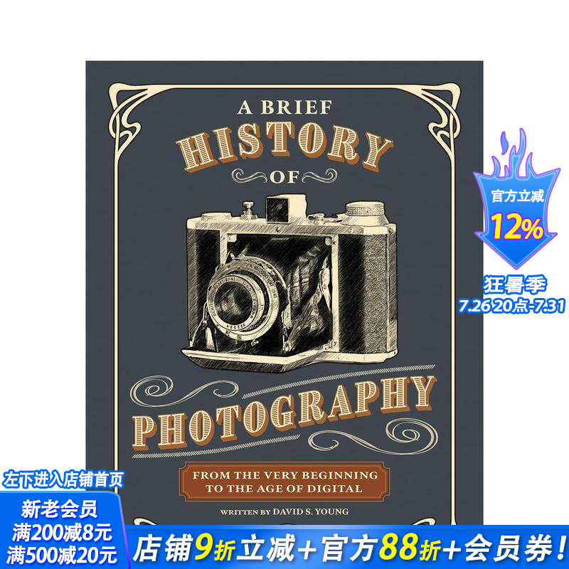 【预售】摄影简史：从最初到数码时代 A Brief History of Photography 原版英文摄影作品集技法 正版进口书