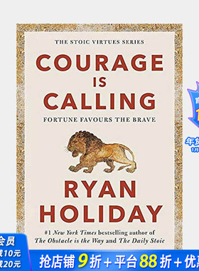 【预售】【斯多葛美德系列】命运眷顾勇者 Courage Is Calling: Fortune Favours the Brave 原版英文心灵励志 正版进口书